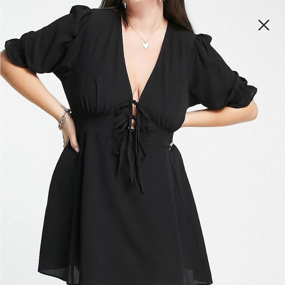 Semi-Sheer Little Black Dress